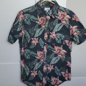 Tropical Short Sleeve Button Down Shirt- Sonoma